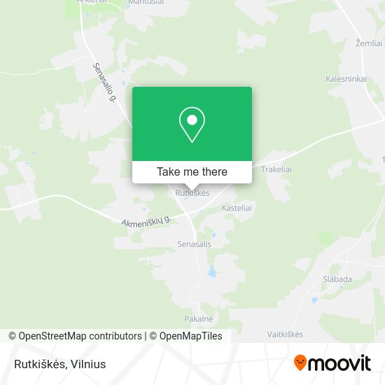 Карта Rutkiškės