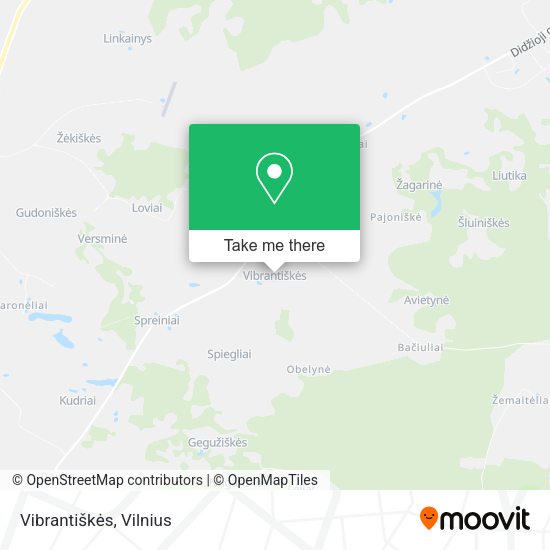 Карта Vibrantiškės