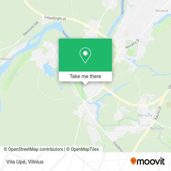 Карта Vila Upė