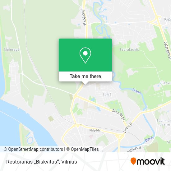 Карта Restoranas „Biskvitas“