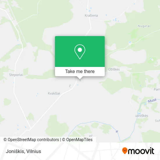 Карта Joniškis