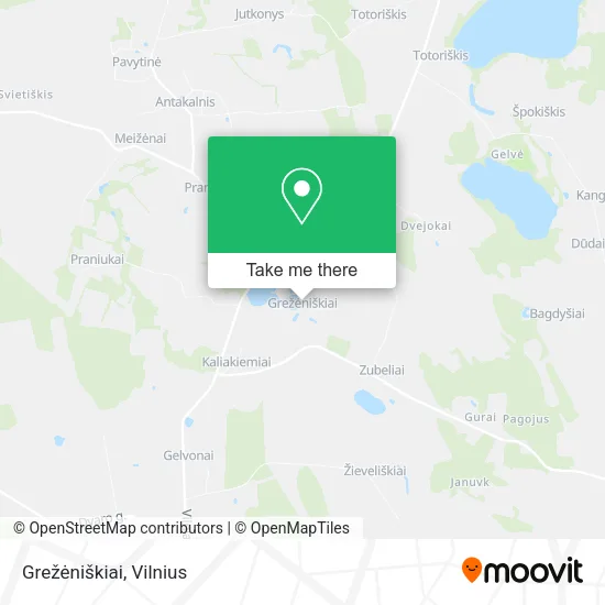 Карта Grežėniškiai