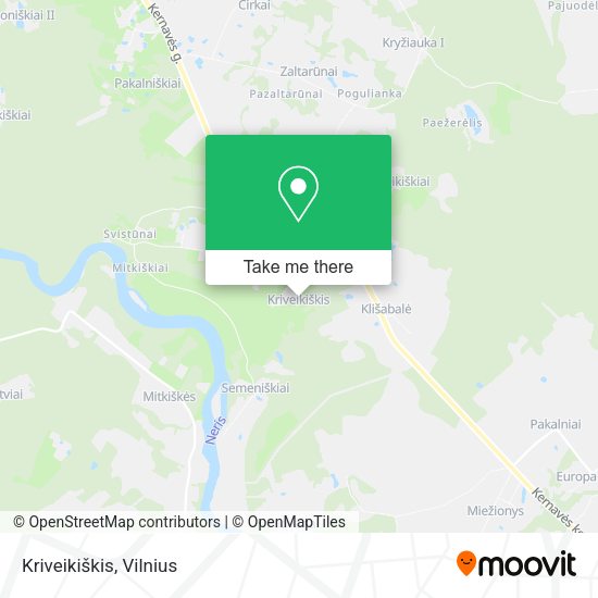 Карта Kriveikiškis