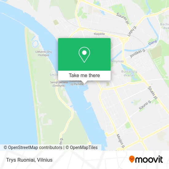 Карта Trys Ruoniai