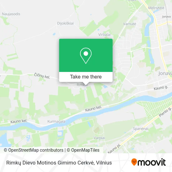 Карта Rimkų Dievo Motinos Gimimo Cerkvė