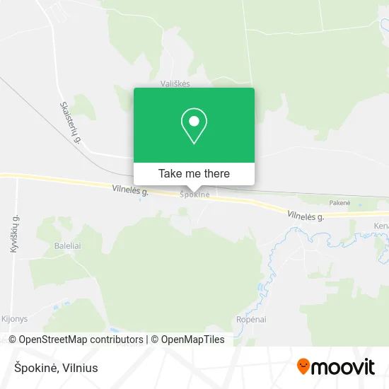 Карта Špokinė