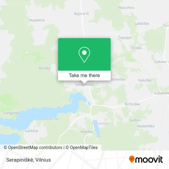 Карта Serapiniškė