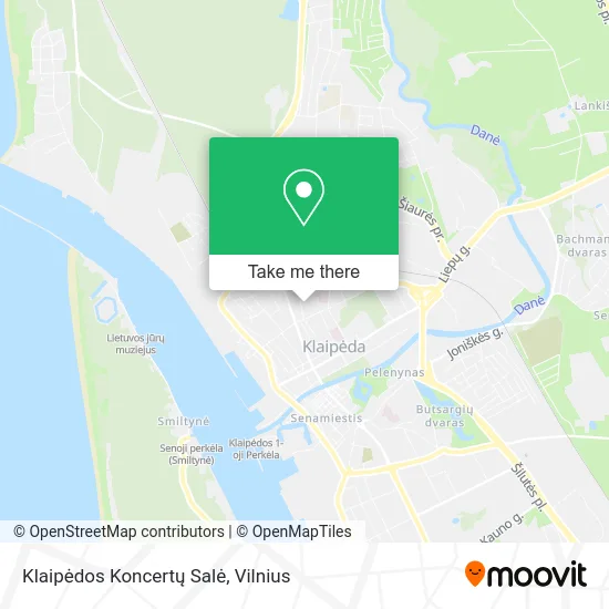 Карта Klaipėdos Koncertų Salė