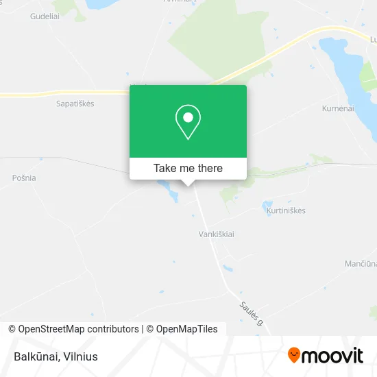 Карта Balkūnai