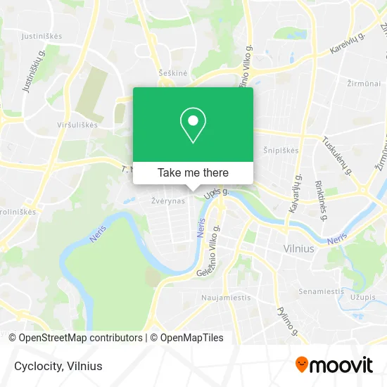 Карта Cyclocity