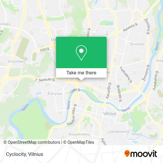 Карта Cyclocity