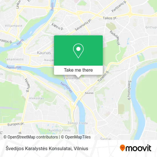 Карта Švedijos Karalystės Konsulatai