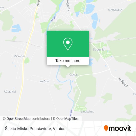 Карта Šilelio Miško Poilsiavietė