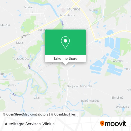 Autolitegra Servisas map