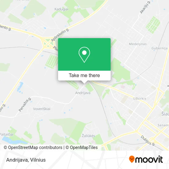 Andrijava map