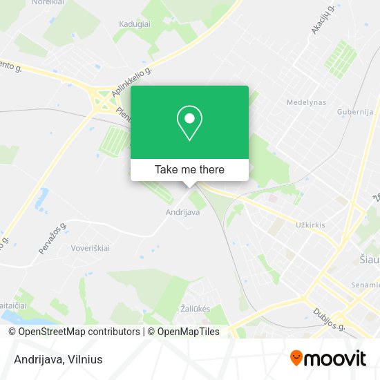 Andrijava map