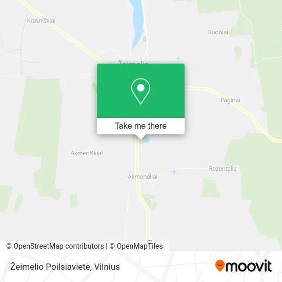 Карта Žeimelio Poilsiavietė