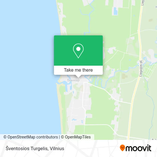 Карта Šventosios Turgelis