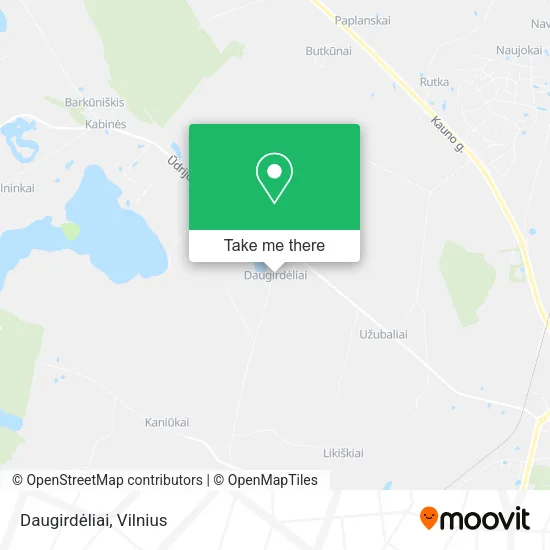 Карта Daugirdėliai