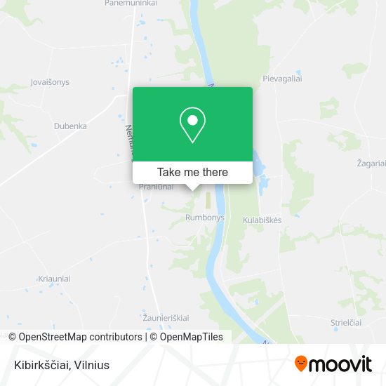 Карта Kibirkščiai