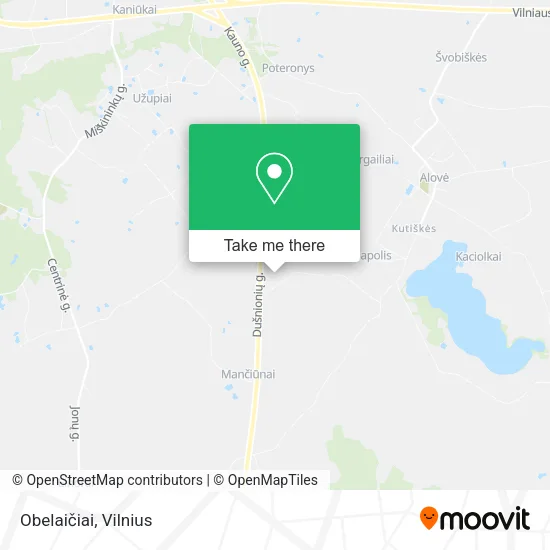 Карта Obelaičiai