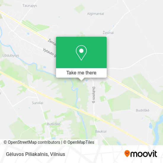 Карта Gėluvos Piliakalnis