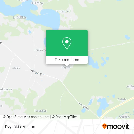 Карта Dvyliškis