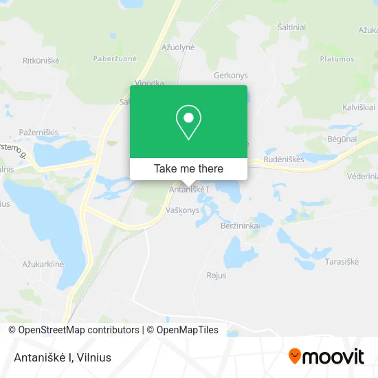 Карта Antaniškė I