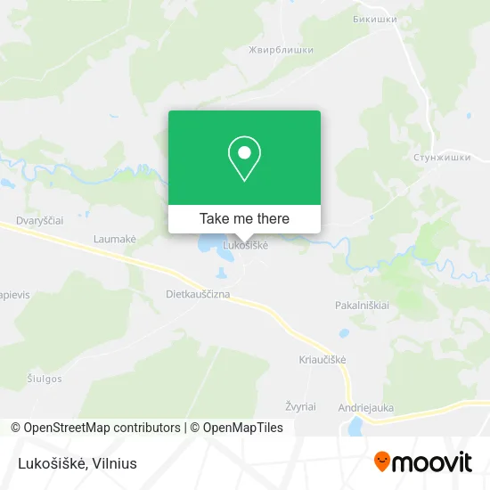 Карта Lukošiškė