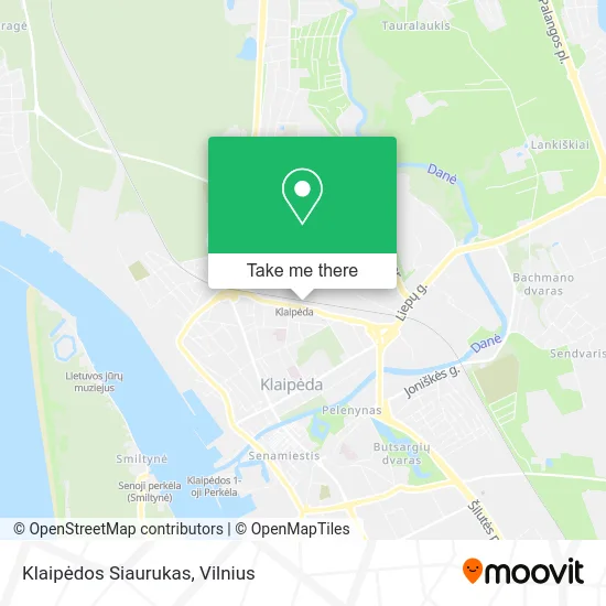 Карта Klaipėdos Siaurukas