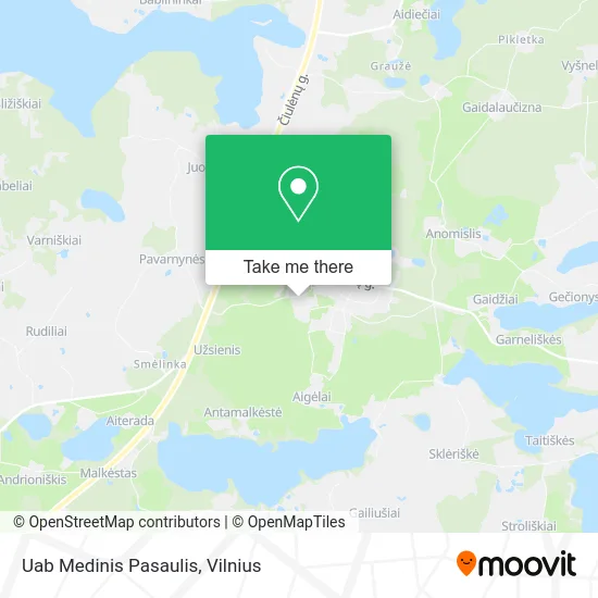 Карта Uab Medinis Pasaulis