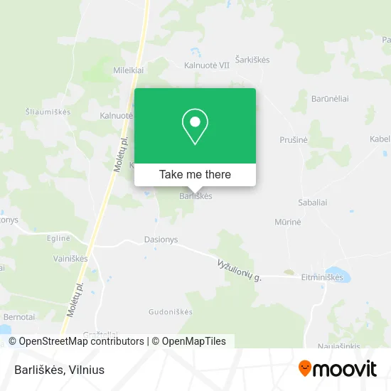 Карта Barliškės