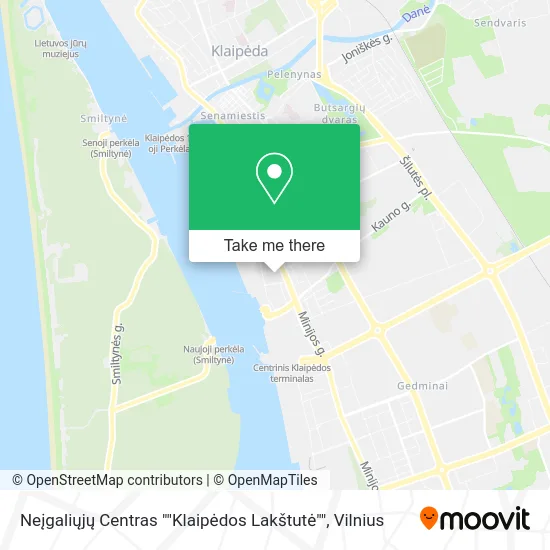 Neįgaliųjų Centras ""Klaipėdos Lakštutė"" map