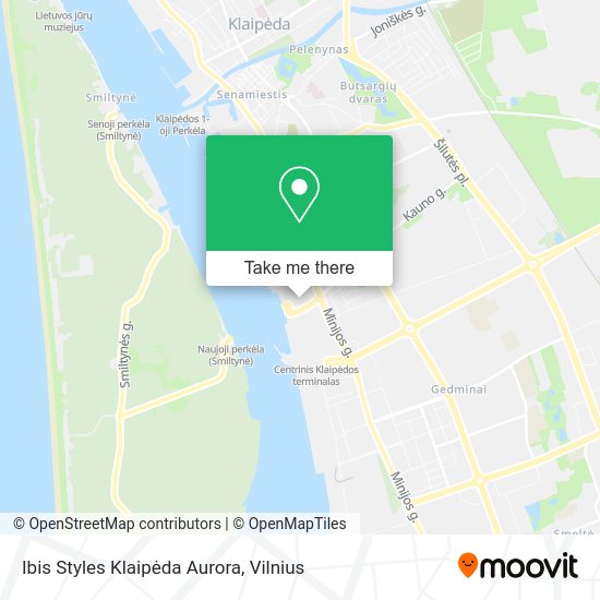 Карта Ibis Styles Klaipėda Aurora
