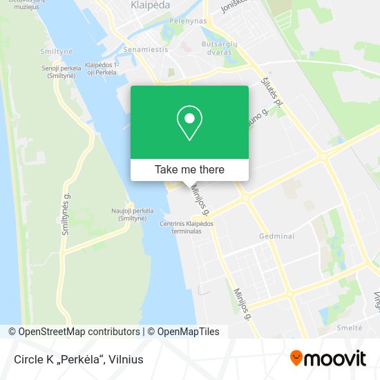 Карта Circle K „Perkėla“