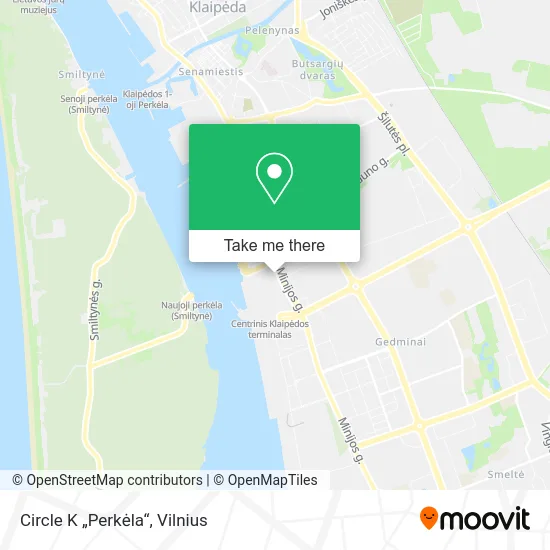 Карта Circle K „Perkėla“