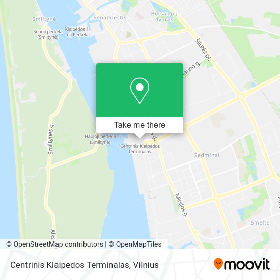 Карта Centrinis Klaipėdos Terminalas