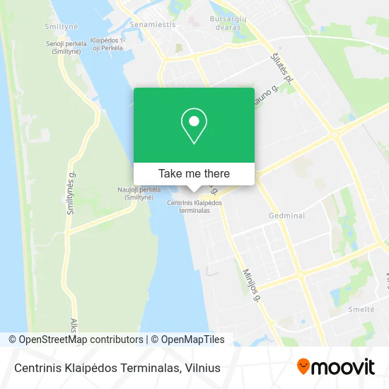 Карта Centrinis Klaipėdos Terminalas