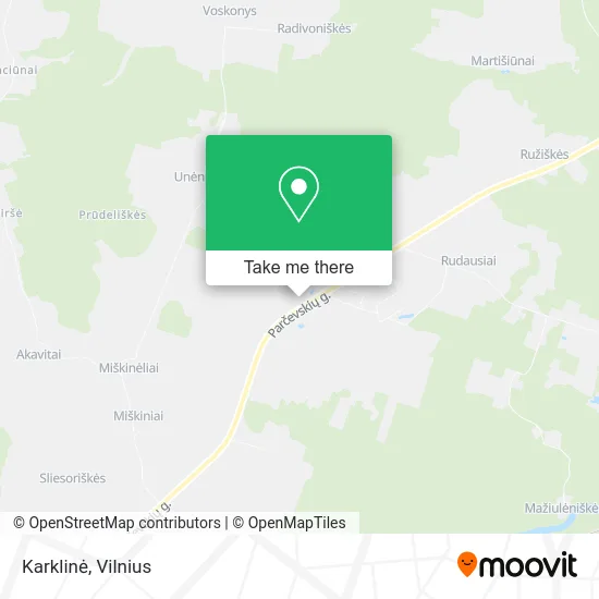 Карта Karklinė