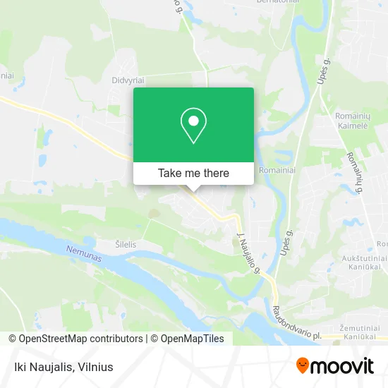 Карта Iki Naujalis