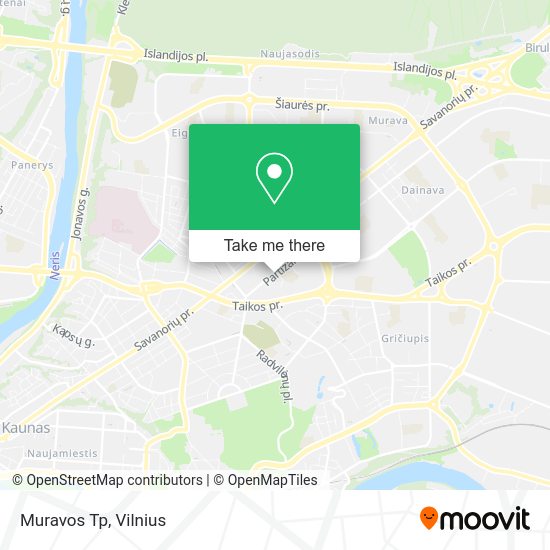 Карта Muravos Tp