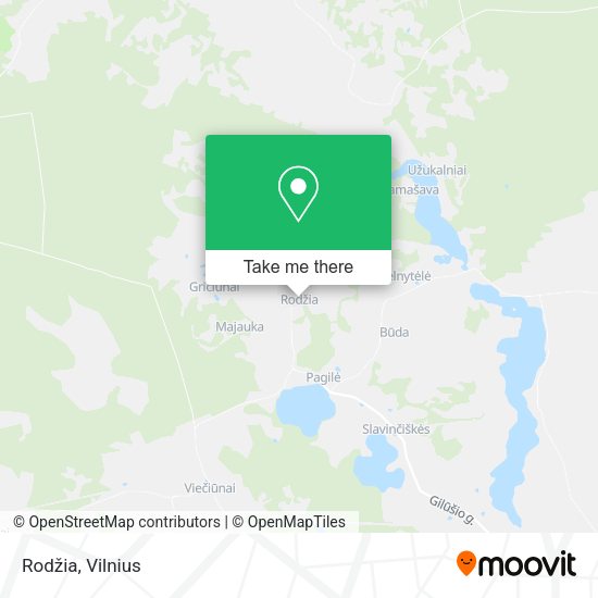 Карта Rodžia