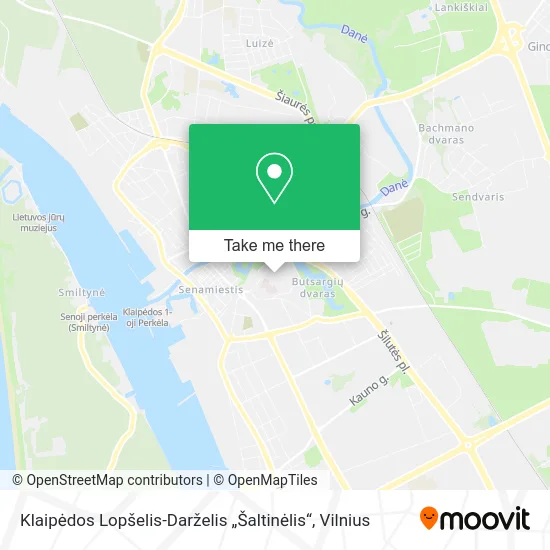 Карта Klaipėdos Lopšelis-Darželis „Šaltinėlis“