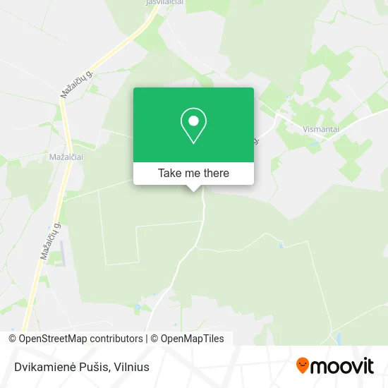 Карта Dvikamienė Pušis