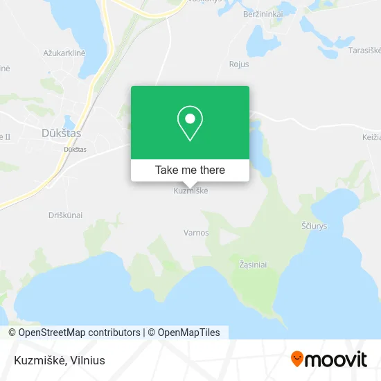 Карта Kuzmiškė