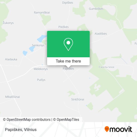 Карта Papiškės