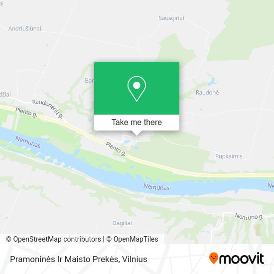 Карта Pramoninės Ir Maisto Prekės