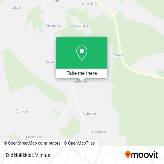 Карта Didžiuliškiai