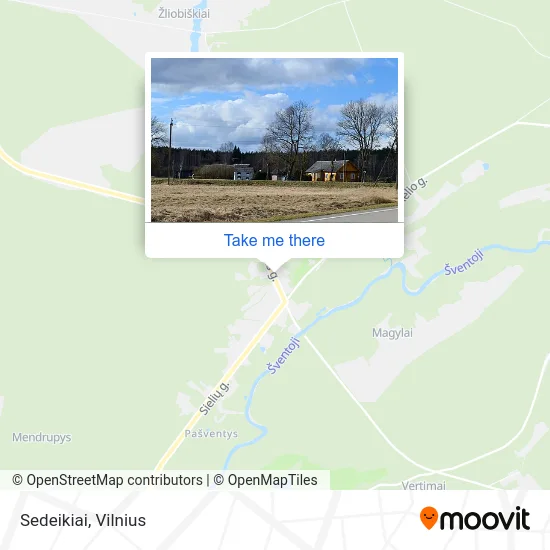 Карта Sedeikiai