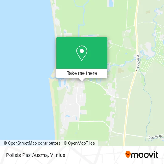 Карта Poilsis Pas Ausmą